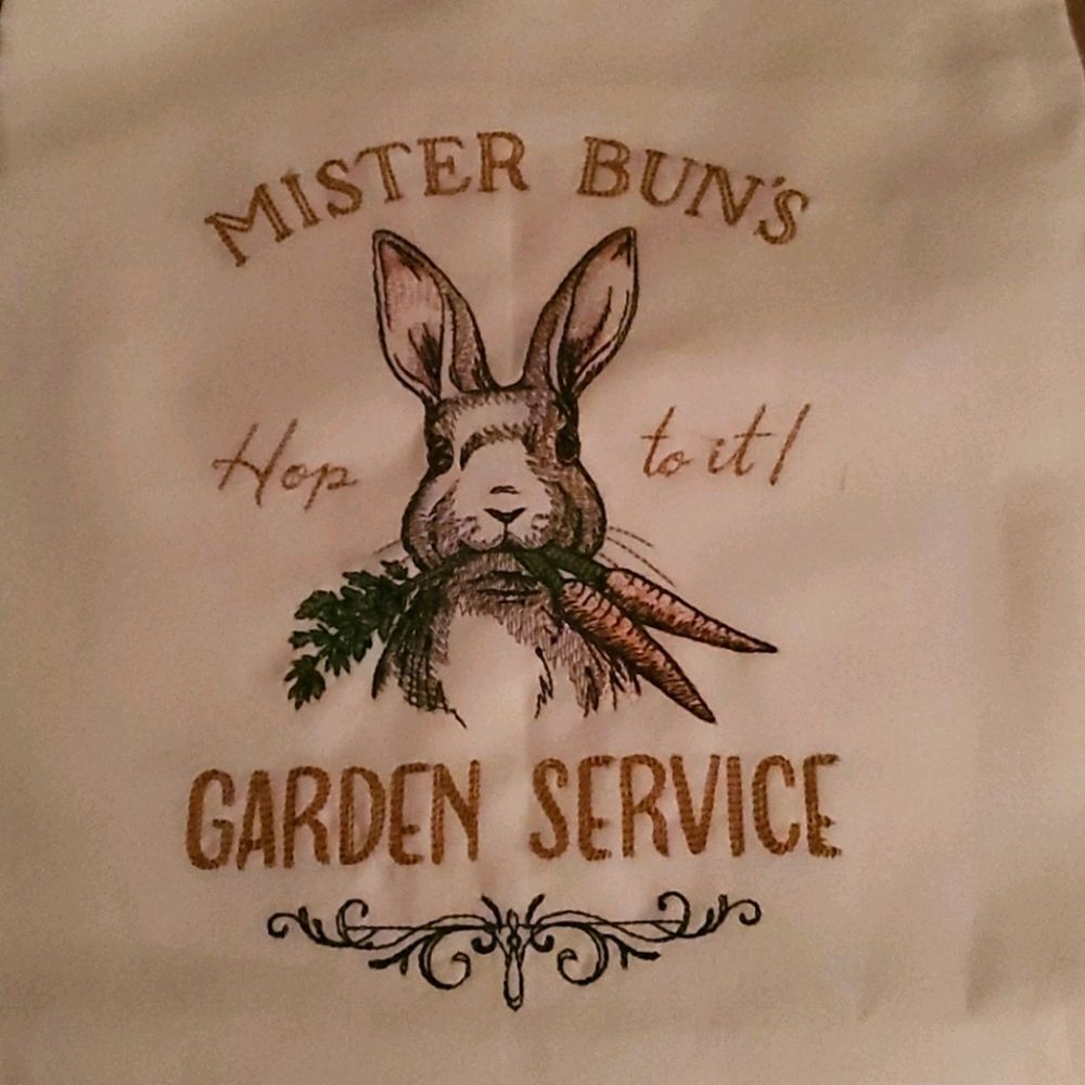 🥕🐰Mister Bun's Hop to it! Kitchen Towel